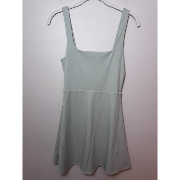 Elodie Women's Sage Mini Stretch Dress With Shorts Underneath XS/S NWT - Picture 1 of 6